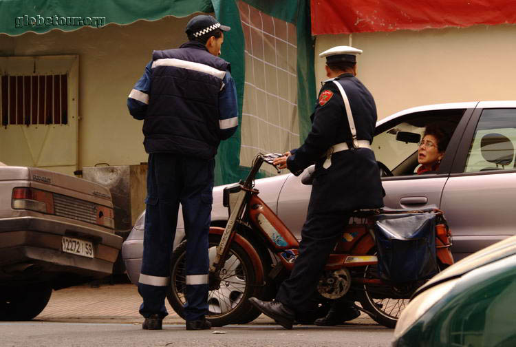 Casablanca, policia motoritzada