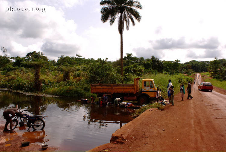 Camerun, camino a Yaund
