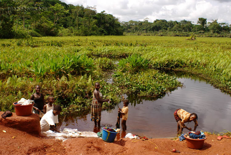 Camerun, camino a Yaund