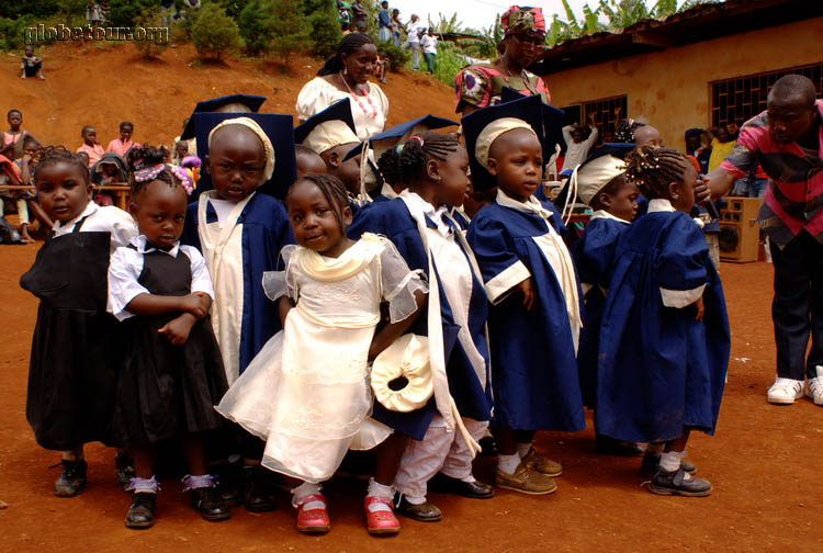 Camerun, Bafang, fiesta fin de curso