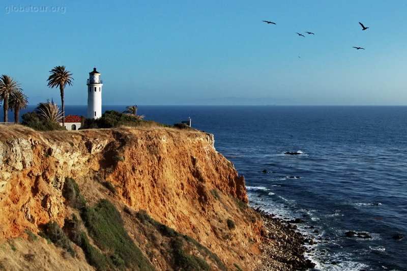 Los Angeles, light house in Palos Verdes 