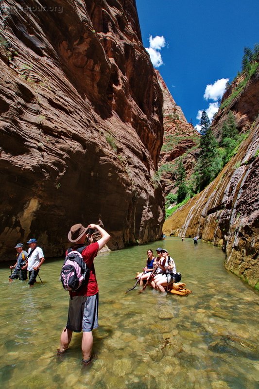 US, Utah, Zion National Park, The Narrows