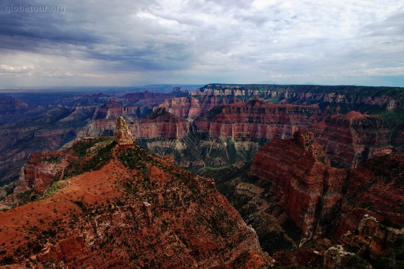 US, Arizona, Grand Canyon, Northen Rim, Point Imperial