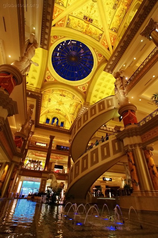 US, Las Vegas, inside Cesars Palace Hotel Casino