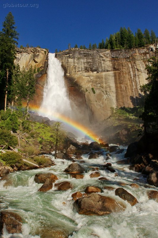 US, Yosemite National Park, Nevada waterfall