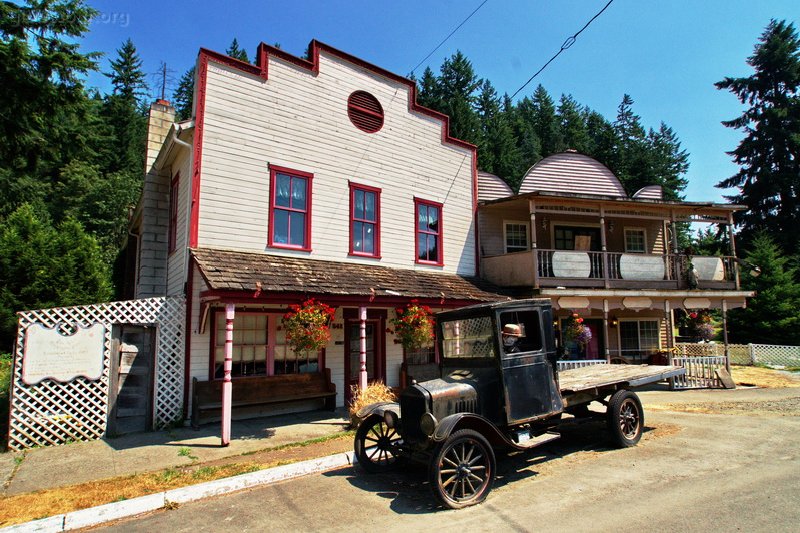 US, Washington, going to Mount Rainier National Park