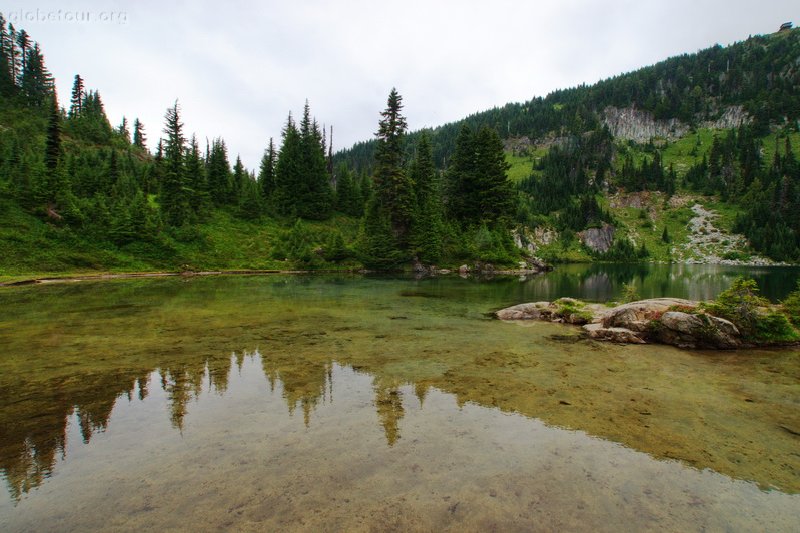 US, Washington, Mount Rainier National Park, Eunice lake