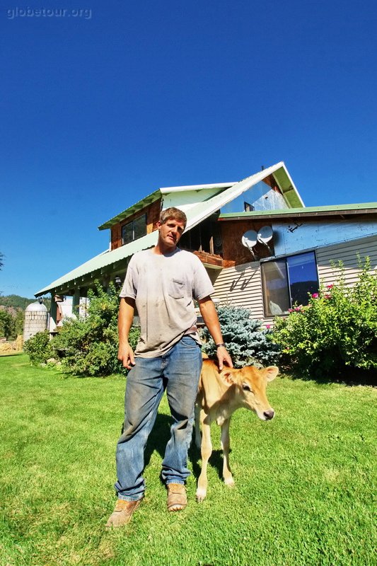 US, Washington, Colville farm, Denis