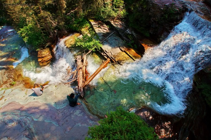 US, Montana, Glacier National Park, Victoria falls