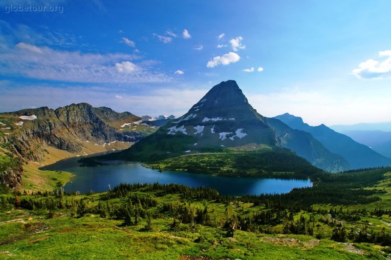 US, Montana,Glacier National Park, hidden lake