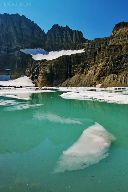 US, Montana, Glacier National Park, Grinnell glacier