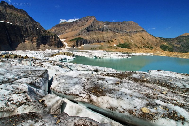 US, Montana, Glacier National Park, Grinnell glacier