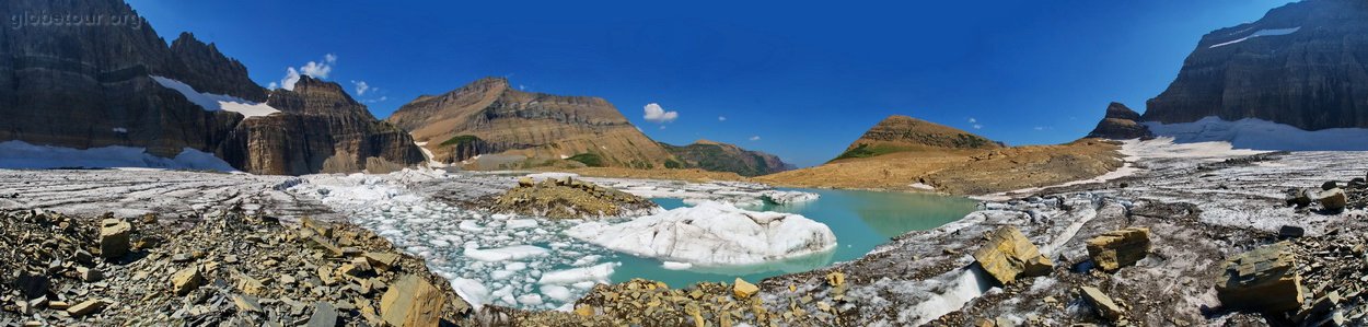 US, Montana, Glacier National Park, Grinnell glacier