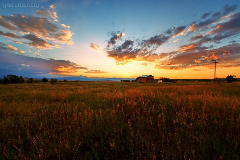 US, Montana, on the way to yellowstone