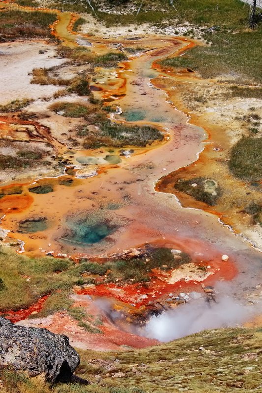 US, Yellowstone National Park, Artists Paintpots