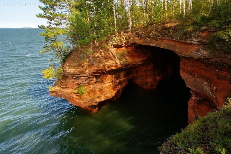 $10US, caves in Apostoles islands National Park