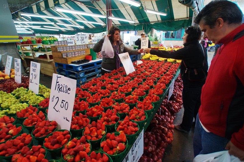 Canada, Montreal, Jean-Talon market