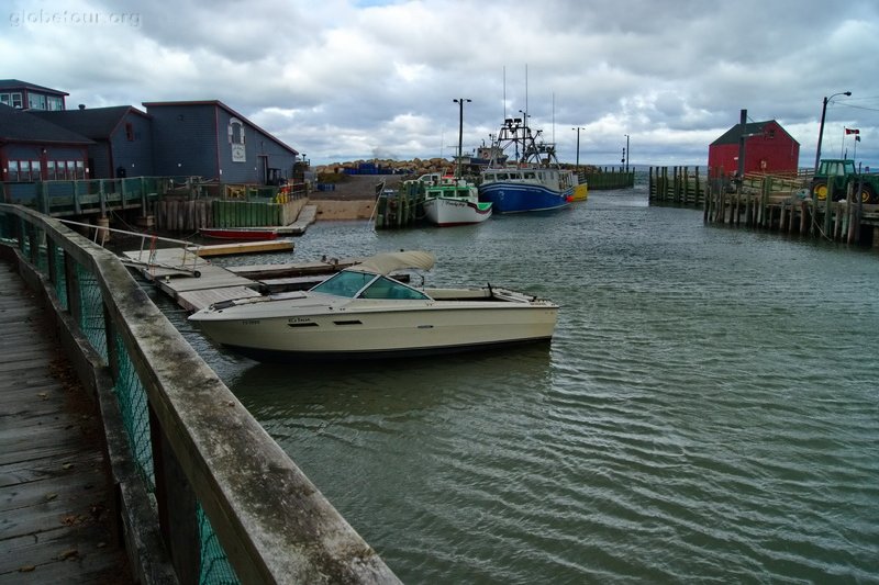 Canada, Halls Harbor hight tides, hight