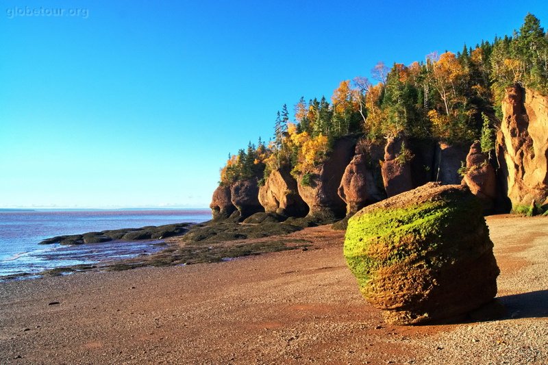 Canada, Hopewell hight tides, low