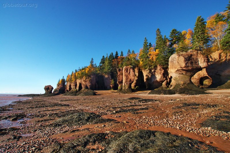 Canada, Hopewell hight tides, low