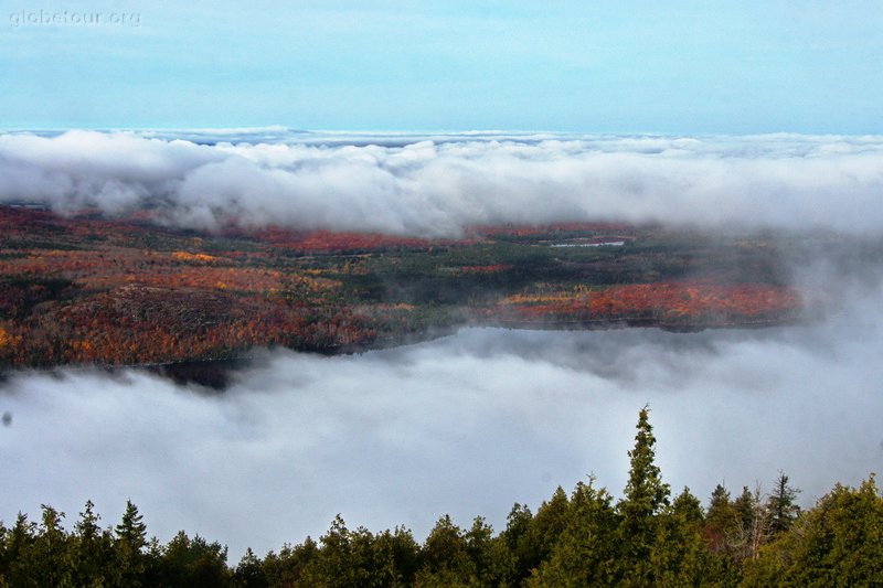 US, Arcadia National Parc, view from Cadillac mount