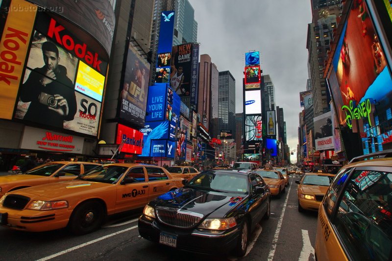 US, New York, Times Square