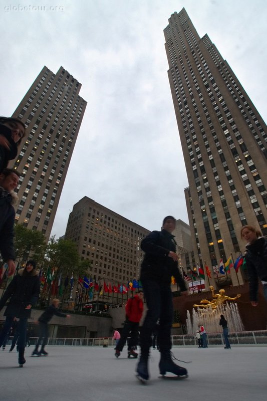 US, New York, Rockefeller center