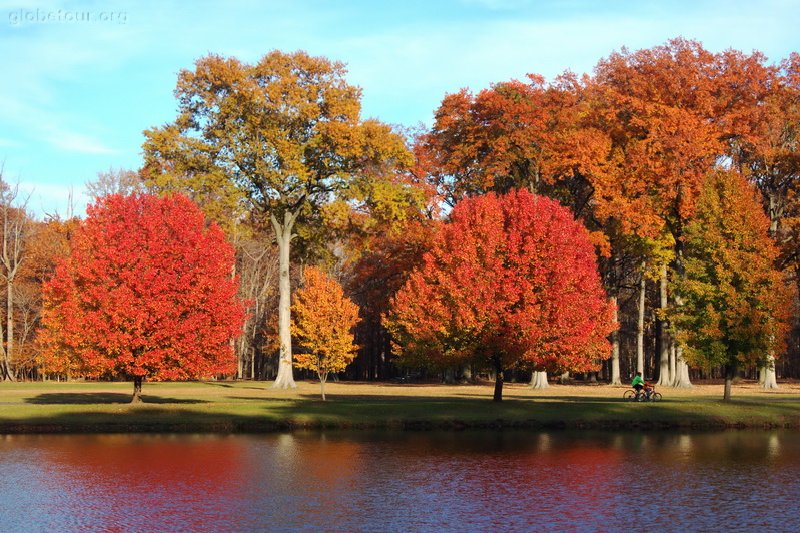 US, New Jersey, Cranford park