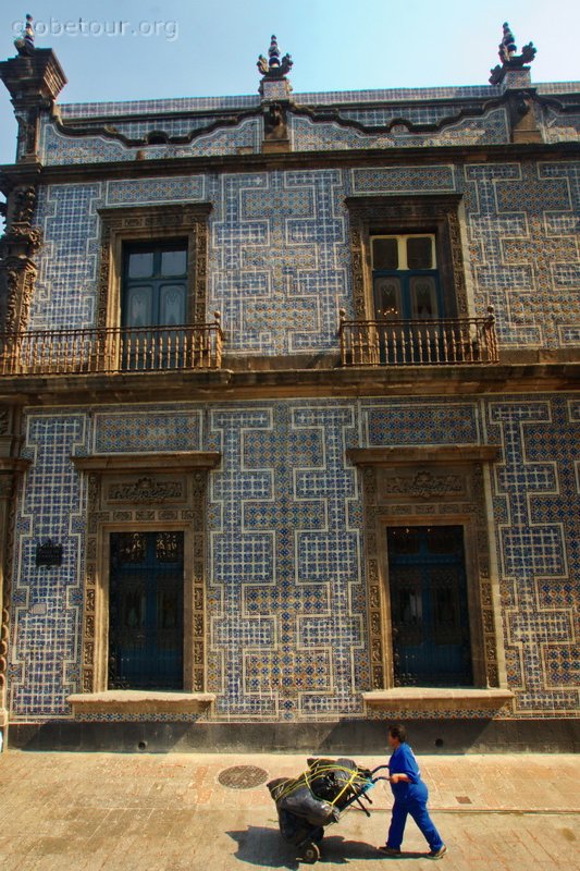 Mexico, Mexico DF, casa de azulejos