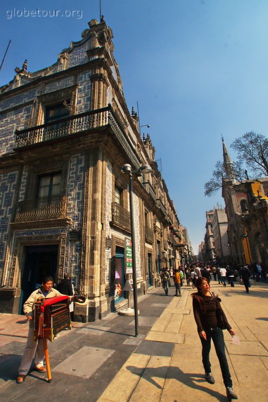 Mexico, Mexico DF, casa de azulejos