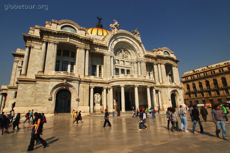 Mexico, Mexico DF, Palacio de Bellas Artes