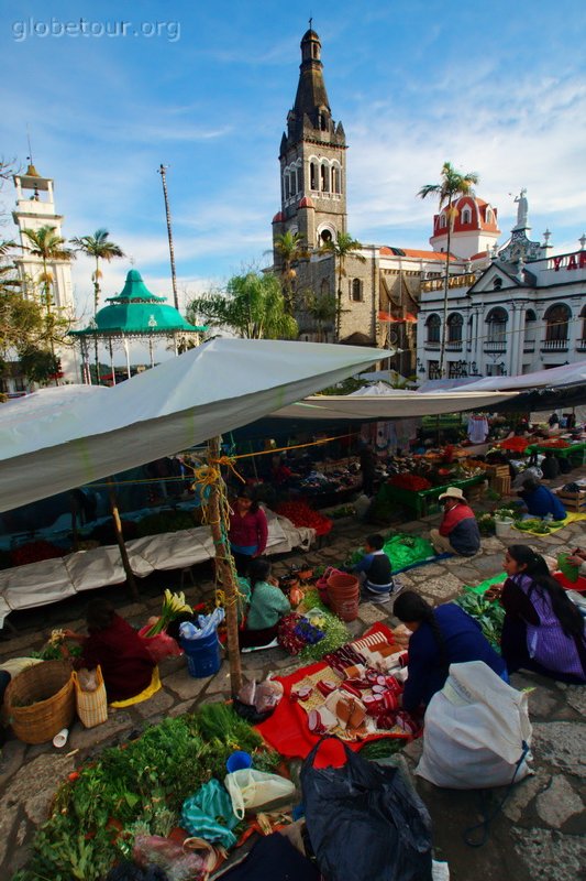 Mexico, Cuetzalan, domingo de mercado