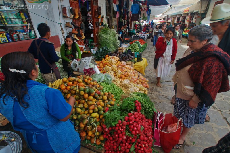 Mexico, Cuetzalan, domingo de mercado