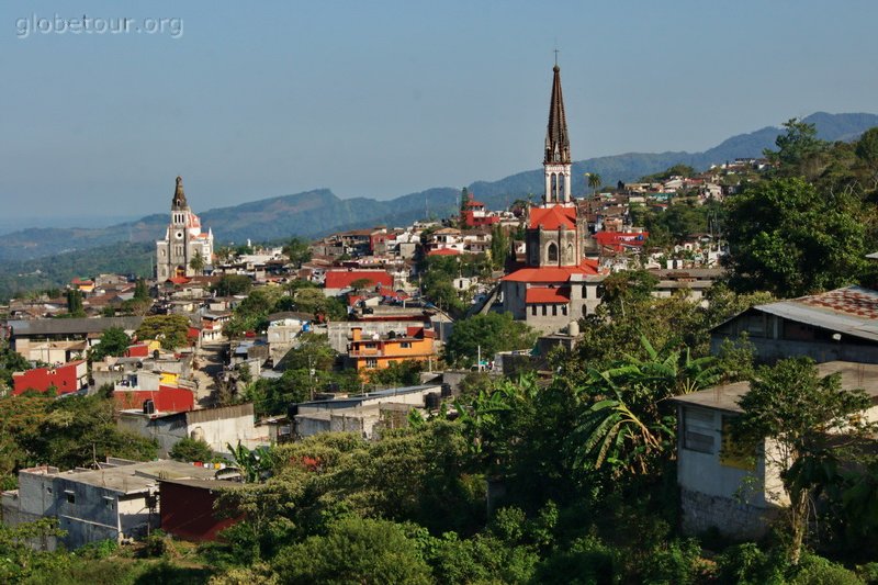 Mexico, vista de Cuetzalan