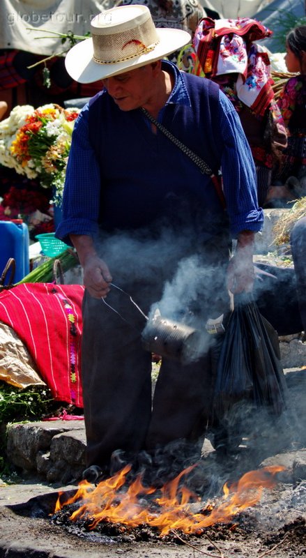 Guatemala, mercado de Chichicastenango