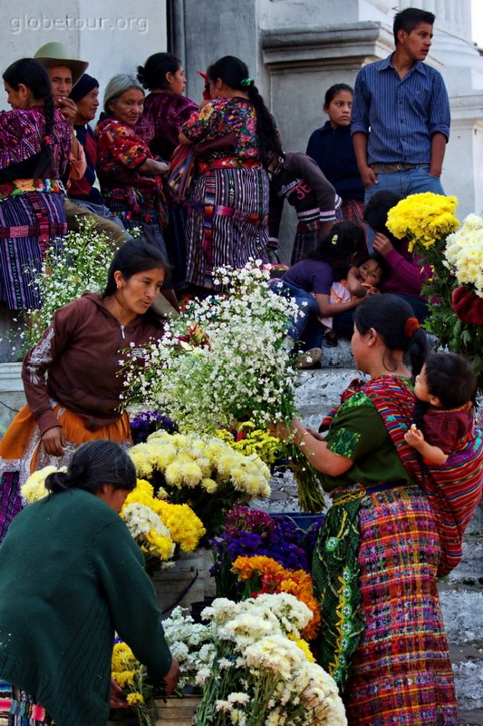 Guatemala, mercado de Chichicastenango