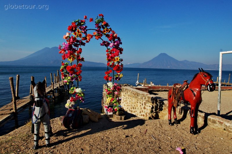 Guatemala, Panajachel, lago Atitlan