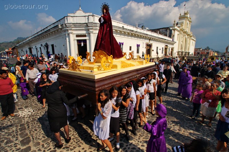 Guatemala, Antigua, domingo antes de pascua.