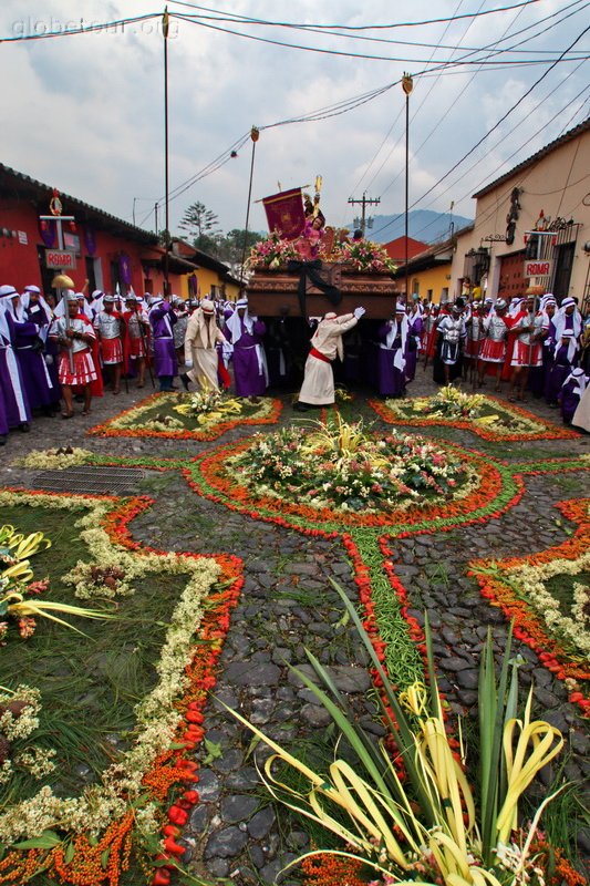 Guatemala, Antigua, domingo antes de pascua.