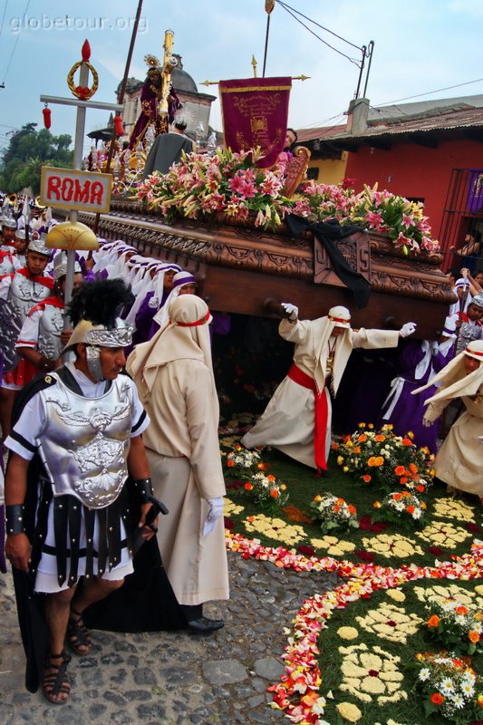 Guatemala, Antigua, domingo antes de pascua.