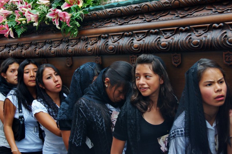 Guatemala, Antigua, domingo antes de pascua.