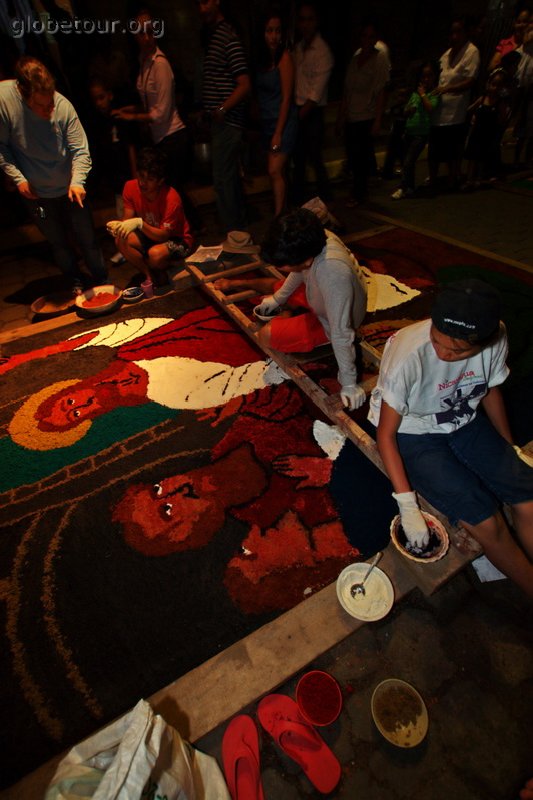  Nicaragua, Leon, procesion de pascua