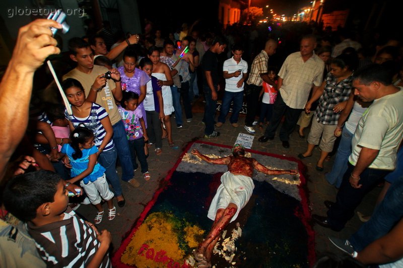  Nicaragua, Leon, procesion de pascua