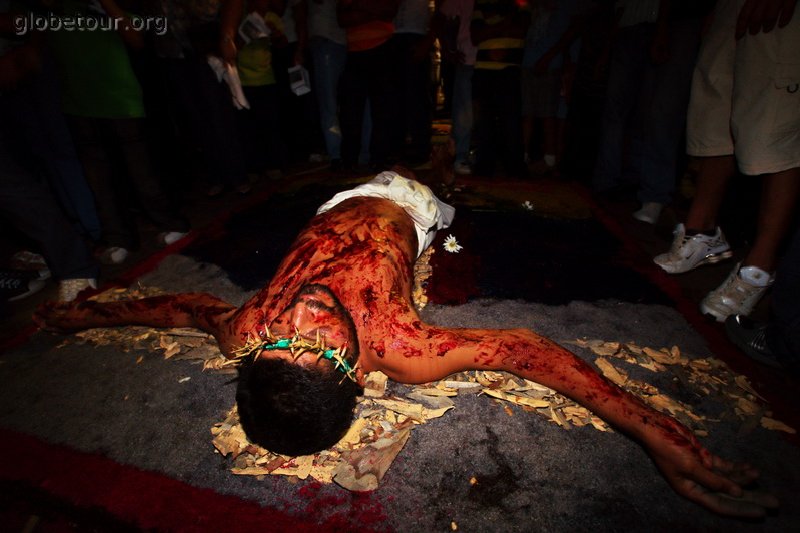  Nicaragua, Leon, procesion de pascua