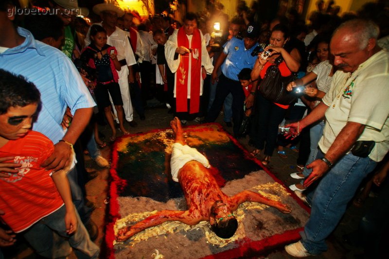  Nicaragua, Leon, procesion de pascua