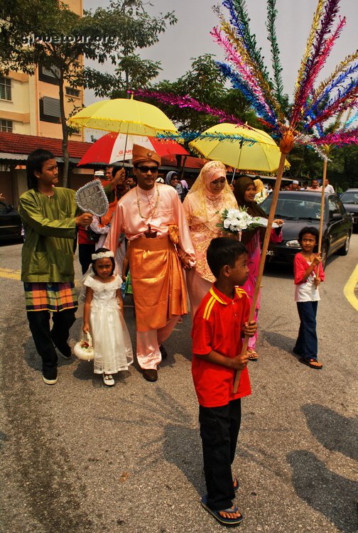 Malaysia, Kuala Lumpur, Faisal's brother weading