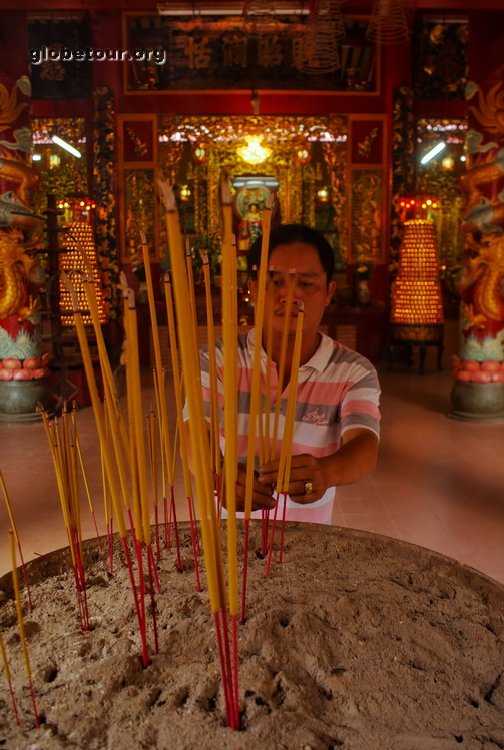 Vietnam, Ho Chi Ming City, pagodas or chinesse temples