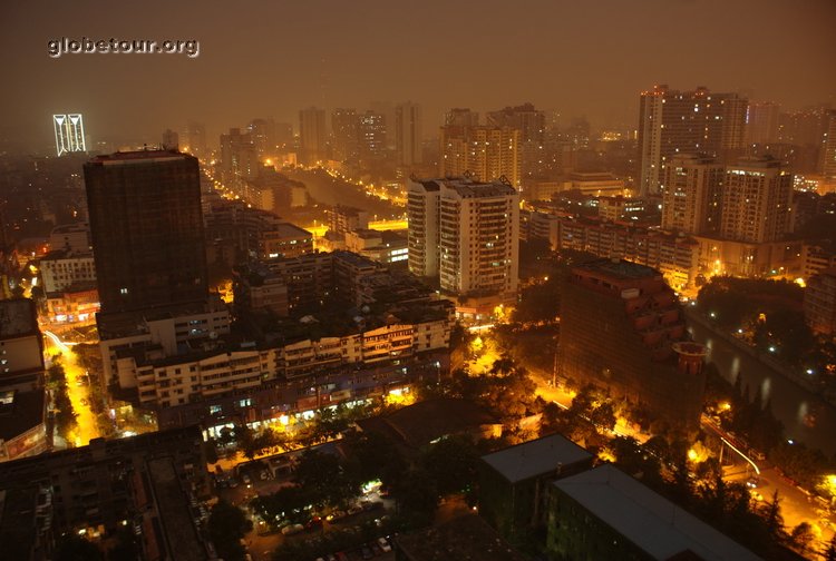 China, sun eclipse in Chengdu