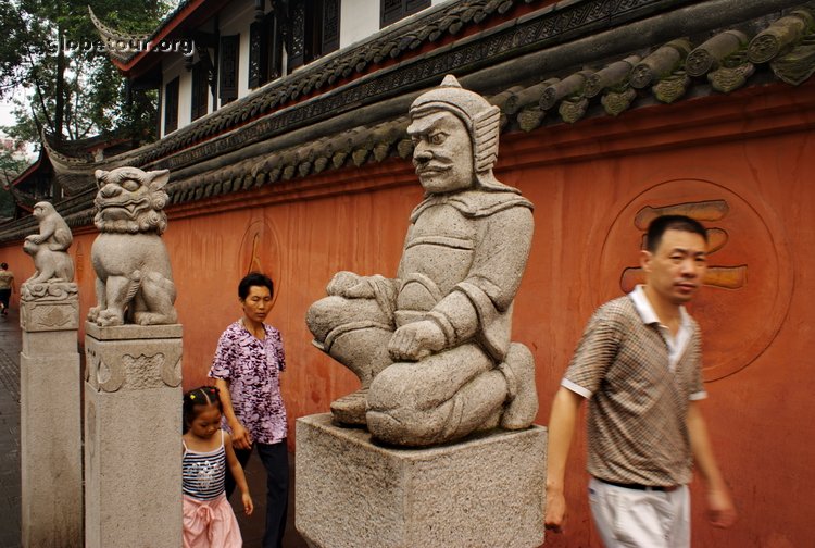 China, Chengdu, Whensu monastery