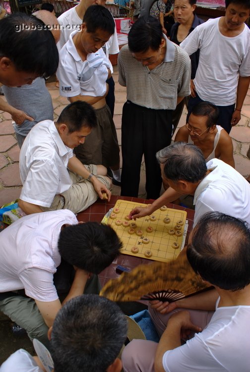 China, Chengdu, people playing